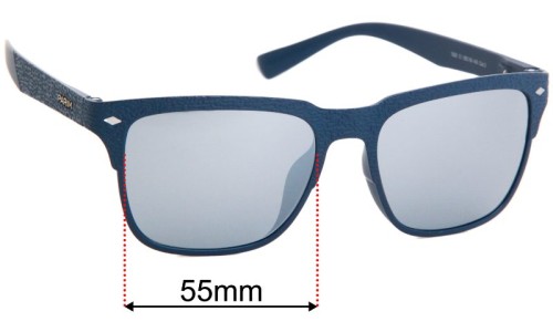 Sunglass Fix Replacement Lenses for Parim 1020 - 55mm Wide Sunglass Fix Replacement Lenses for Parim 1020 - 55mm Wide