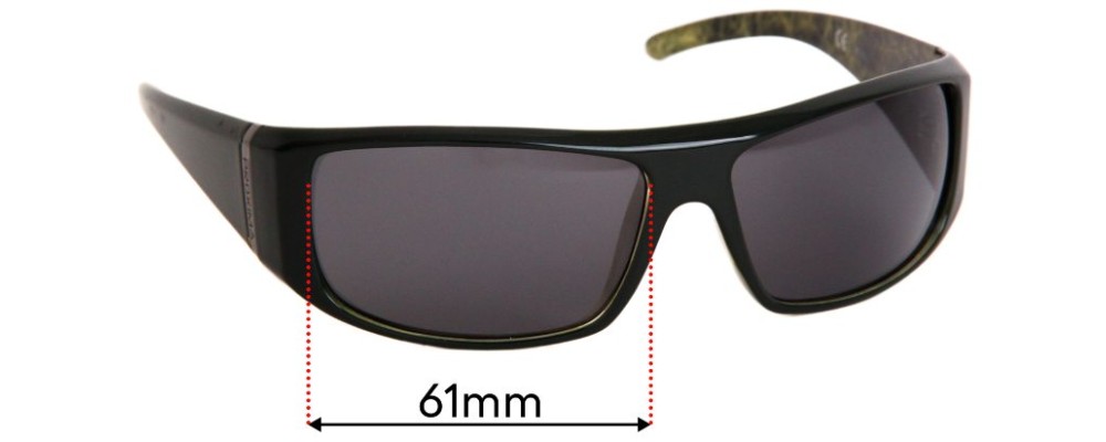 Sunglass Fix Replacement Lenses for PolarOne Proxima PX-3007 - 61mm Wide