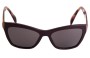Sunglass Fix Replacement Lenses for Prada VPR14Q - Front View 