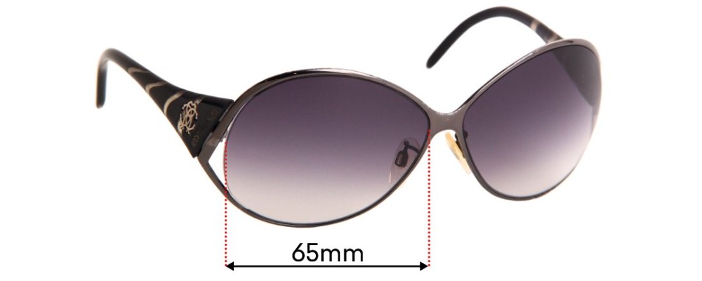 Sunglass Fix Replacement Lenses for Roberto Cavalli Ore 333S - 65mm Wide