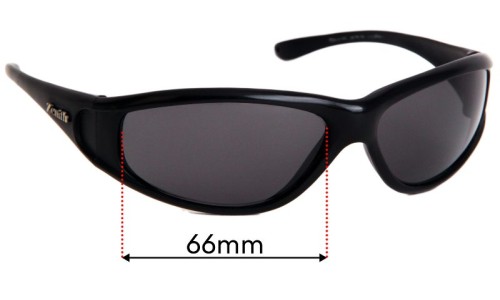 Sunglass Fix Replacement Lenses for Zenith No Limits - 66mm Wide 