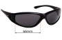 Sunglass Fix Replacement Lenses for Zenith No Limits - 66mm Wide 