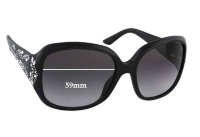 Christian Dior Minuit F Replacement Lenses 59mm wide 
