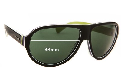 Dolce & Gabbana DG4204 Replacement Sunglass Lenses - 64mm wide 