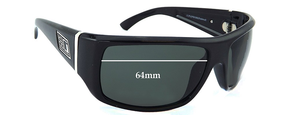 Sunglass Fix Replacement Lenses for Dirty Dog Stumble - 64mm Wide