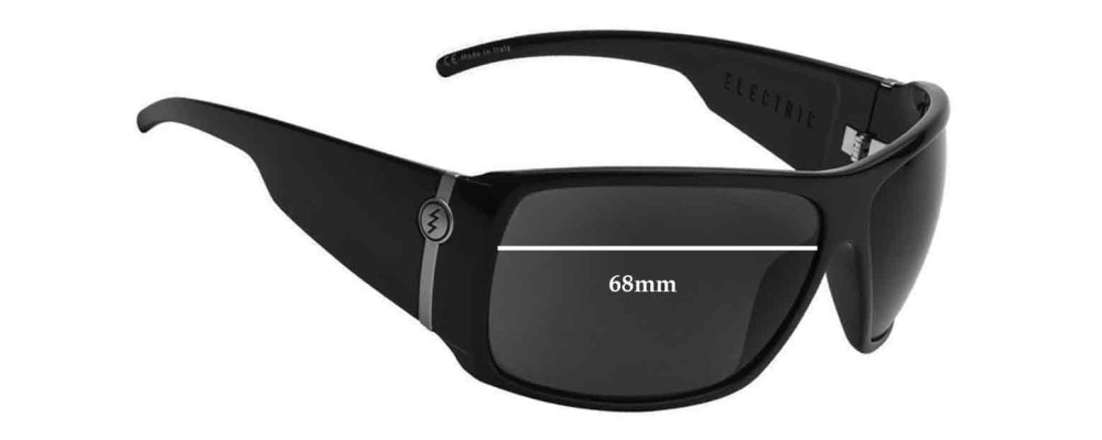 Sunglass Fix Replacement Lenses for Electric Big Beat - 68mm Wide