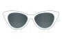 Sunglass Fix Replacement Lenses for Ray Ban RB4152 Vagabond - 53mm Wide 