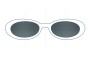 Sunglass Fix Replacement Lenses for Oroton  Tropicana - 60mm Wide 
