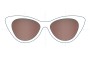 Sunglass Fix Replacement Lenses for Tom Ford TF915 Isabella - 56mm Wide 