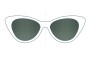 Sunglass Fix Replacement Lenses for Ray Ban B&L Wayfarer Nomad USA - 52mm Wide 