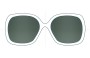 Sunglass Fix Replacement Lenses for Gucci GG0010S - 58mm Wide 