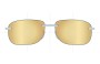 Sunglass Fix Replacement Lenses for Montblanc MB 33S - 65mm Wide 