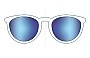 Sunglass Fix Verres de Remplacement pour Ray-Ban RB3579-N Blaze Hexagonal - 58mm Wide 