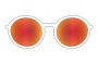 Sunglass Fix Replacement Lenses for Prada SPR04O - 62mm Wide 