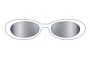 Sunglass Fix Replacement Lenses for Mako Unknown Model - 63mm Wide 