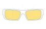Sunglass Fix Replacement Lenses for Mako Unknown Model - 61mm Wide 