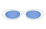 Sunglass Fix Replacement Lenses for Ray Ban B&L W2968 - 60mm Wide 