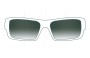 Sunglass Fix Replacement Lenses for Nike EV0251 Overpass - 62mm Wide 