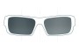 Sunglass Fix Replacement Lenses for Bolle Recoil - 69mm Wide 
