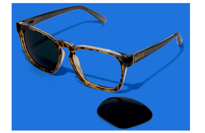Vonzipper LenSwitch Polarized Replacement Lenses for VON ZIPPER Snark Sunglasses Black 