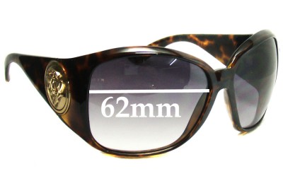 Gucci GG3027S Replacement Sunglass Lenses - 62mm Wide 