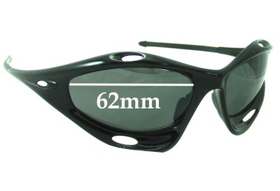 Oakley Water Jacket - Non Vented Lenses Replacement Lenses 62mm wide 