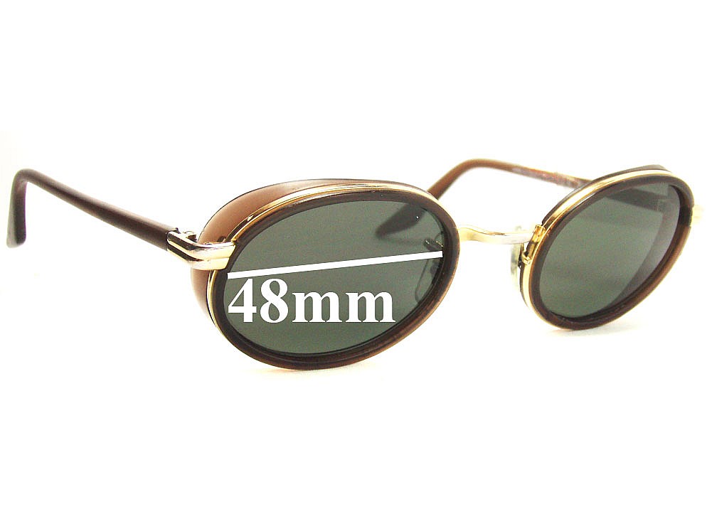 Sunglass Fix Verres de Remplacement pour Ray-Ban B&L W2314 - 48mm Wide Sunglass Fix Verres de Remplacement pour Ray-Ban B&L W2314 - 48mm Wide