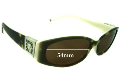 Anne Klein Replacement Sunglass Lenses - 54mm wide 