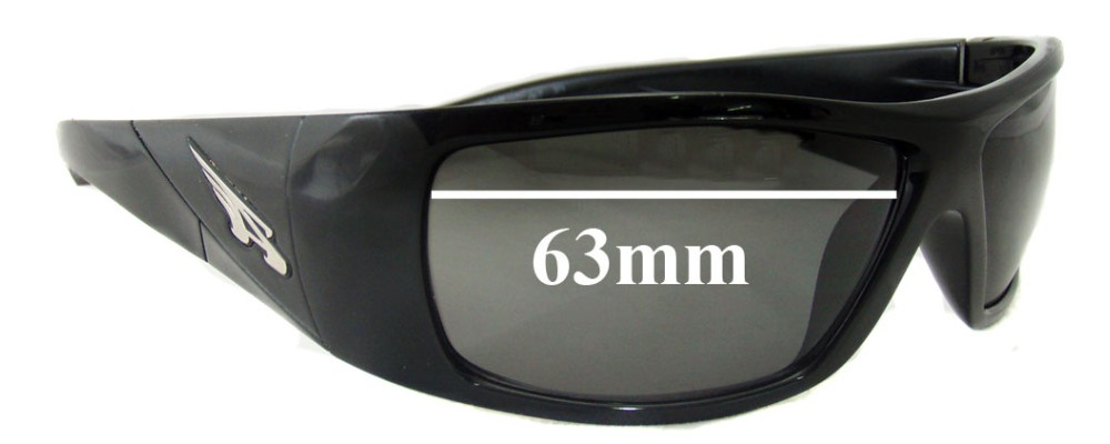 Sunglass Fix Replacement Lenses for Arnette The Score AN4113 - 63mm Wide