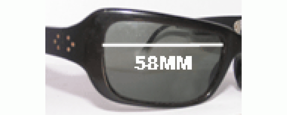 Sunglass Fix Replacement Lenses for Blinde Giallorenzo - 58mm Wide