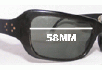 Blinde Giallorenzo Ersatzlinsen 58mm wide 