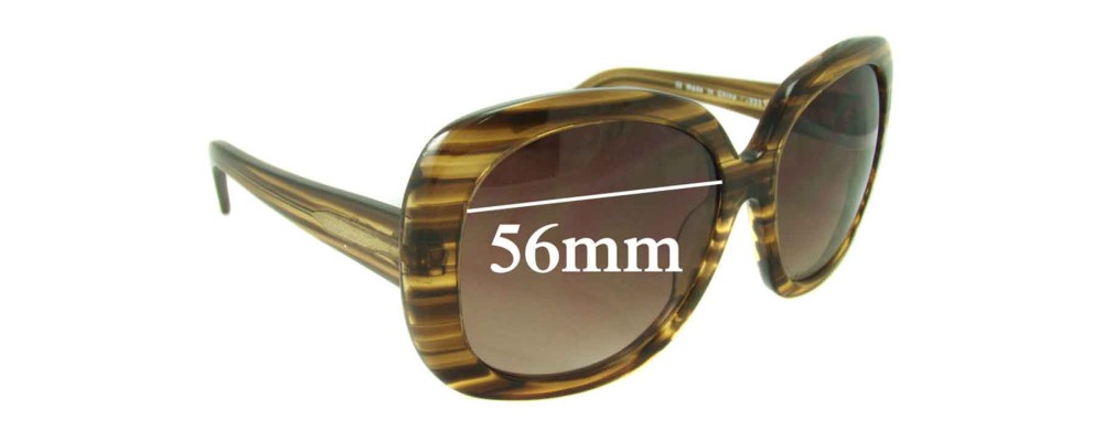 Sunglass Fix Replacement Lenses for Boden Classic - 56mm Wide