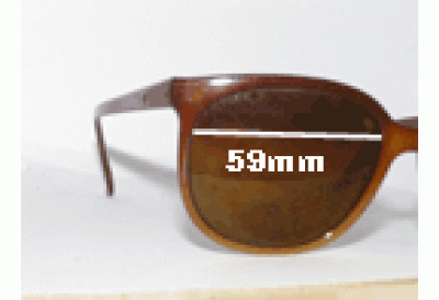 Bolle 396 Replacement Sunglass Lenses - 59mm Wide 