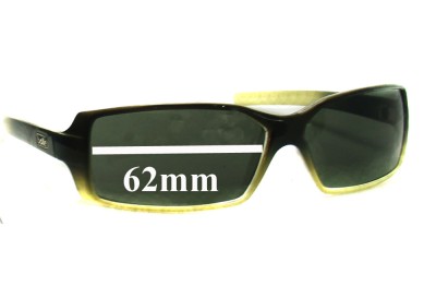 Bolle Dirty 8 Glamrock Replacement Sunglass Lenses - 62mm wide 