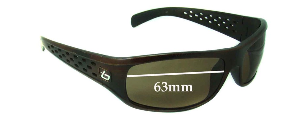 Sunglass Fix Replacement Lenses for Bolle Satellite Fusion - 63mm Wide