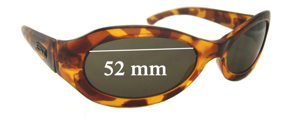Sunglass Fix Replacement Lenses for Bolle Unknown - 52mm Wide