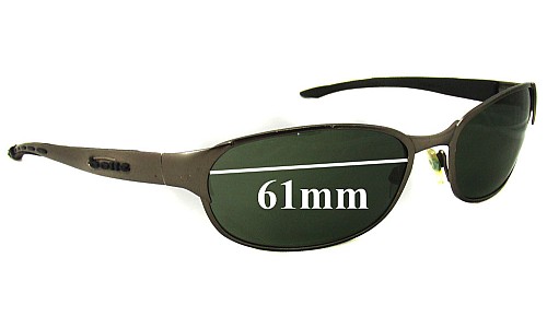 Sunglass Fix Replacement Lenses for Bolle Titan 2.0 - 61mm Wide 