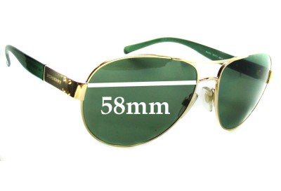 Burberry B 3022 Replacement Lenses 58mm wide 