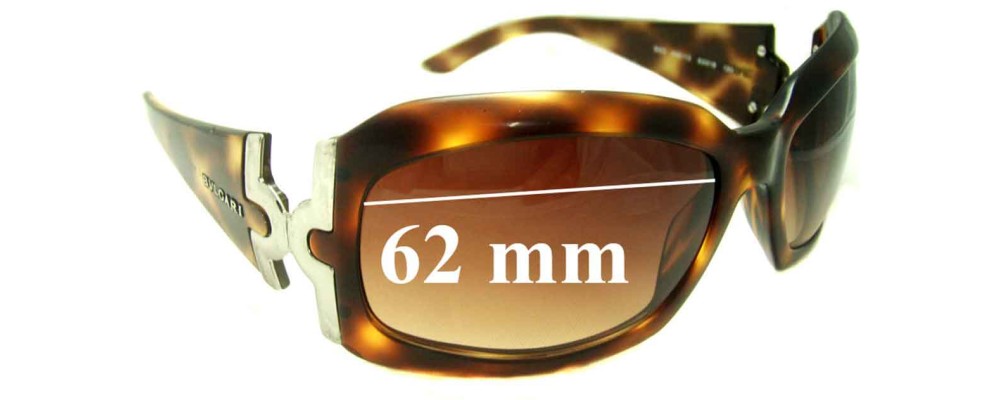 Sunglass Fix Replacement Lenses for Bvlgari 860 - 62mm Wide