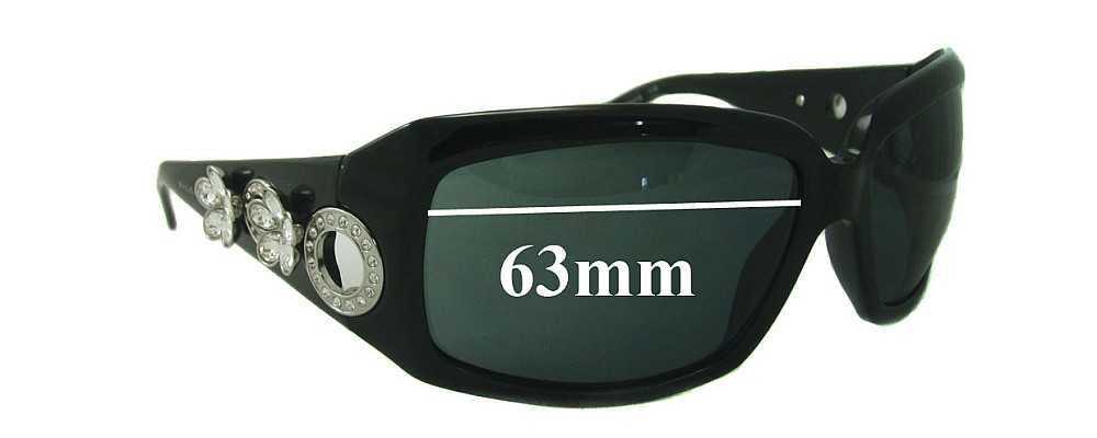 Sunglass Fix Replacement Lenses for Bvlgari 857 - 63mm Wide