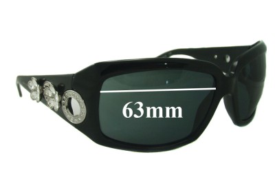 Bvlgari 857 Replacement Sunglass Lenses 63mm wide 
