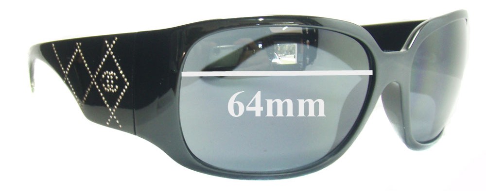 Sunglass Fix Replacement Lenses for Chanel 5080 - 64mm Wide