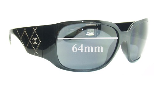 Sunglass Fix Replacement Lenses for Chanel 5080 - 64mm Wide 