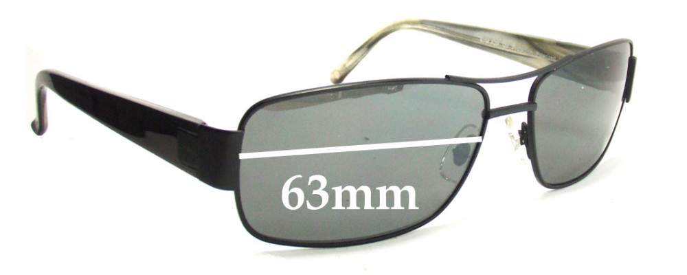 CYMA SCM-1010 Replacement Sunglass Lenses - 63mm Wide lenses