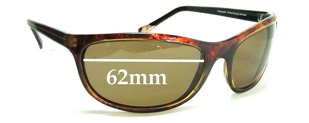 Sunglass Fix Replacement Lenses for Cancer Council 9615 - 62mm Wide
