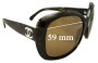 Sunglass Fix Replacement Lenses for Chanel 5183 - 59mm Wide 