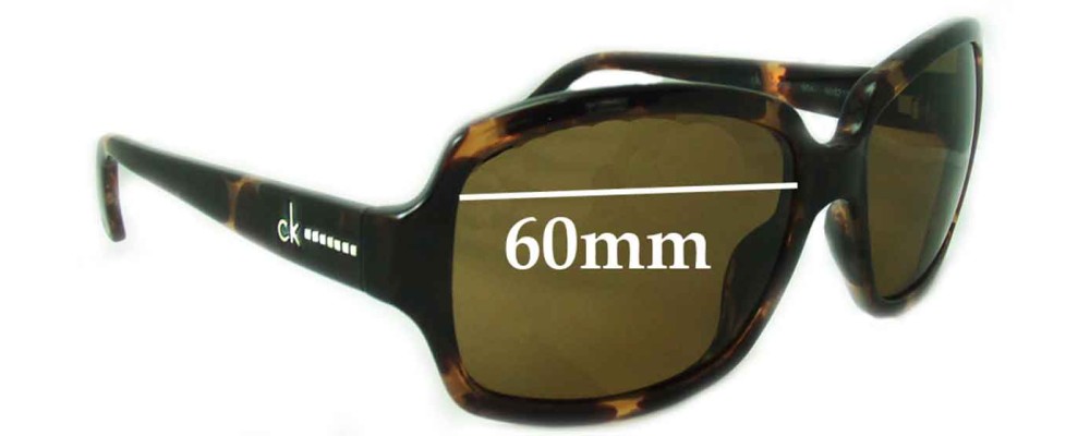 Sunglass Fix Replacement Lenses for Calvin Klein CK3099S - 60mm Wide