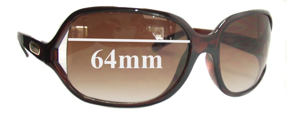 Sunglass Fix Replacement Lenses for Dirty Dog Gemster - 64mm Wide