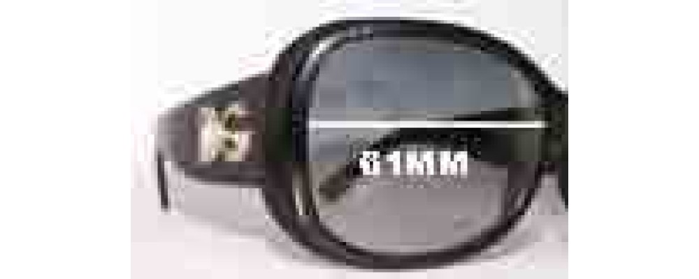 Dolce & Gabbana DG4033 Replacement Sunglass Lenses - 61mm wide
