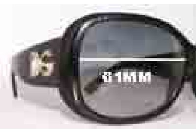 Dolce & Gabbana DG4033 Replacement Sunglass Lenses - 61mm wide 